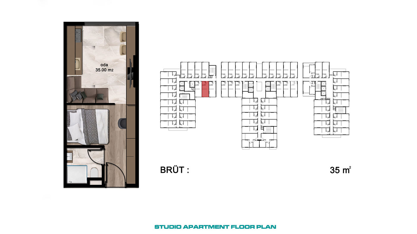 New Bargain Apartments in Erdemli, Mersin - 79802