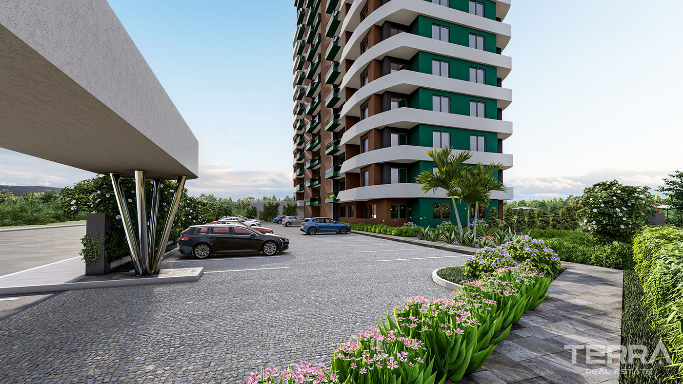 Investment Apartments with Underfloor Heating in Mezitli, Mersin - 79857