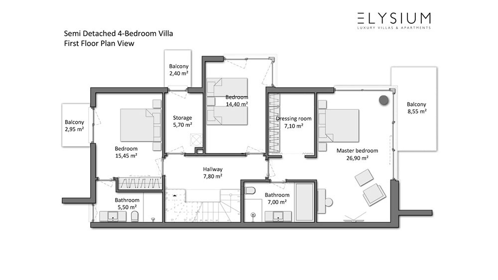 Elysium Apartments: Side'de, lüks daireler ve villalar - 3320
