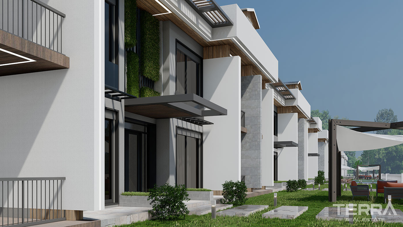 Apartamenty w Kemer w niskiej zabudowie z widokiem na przyrodę - 80091