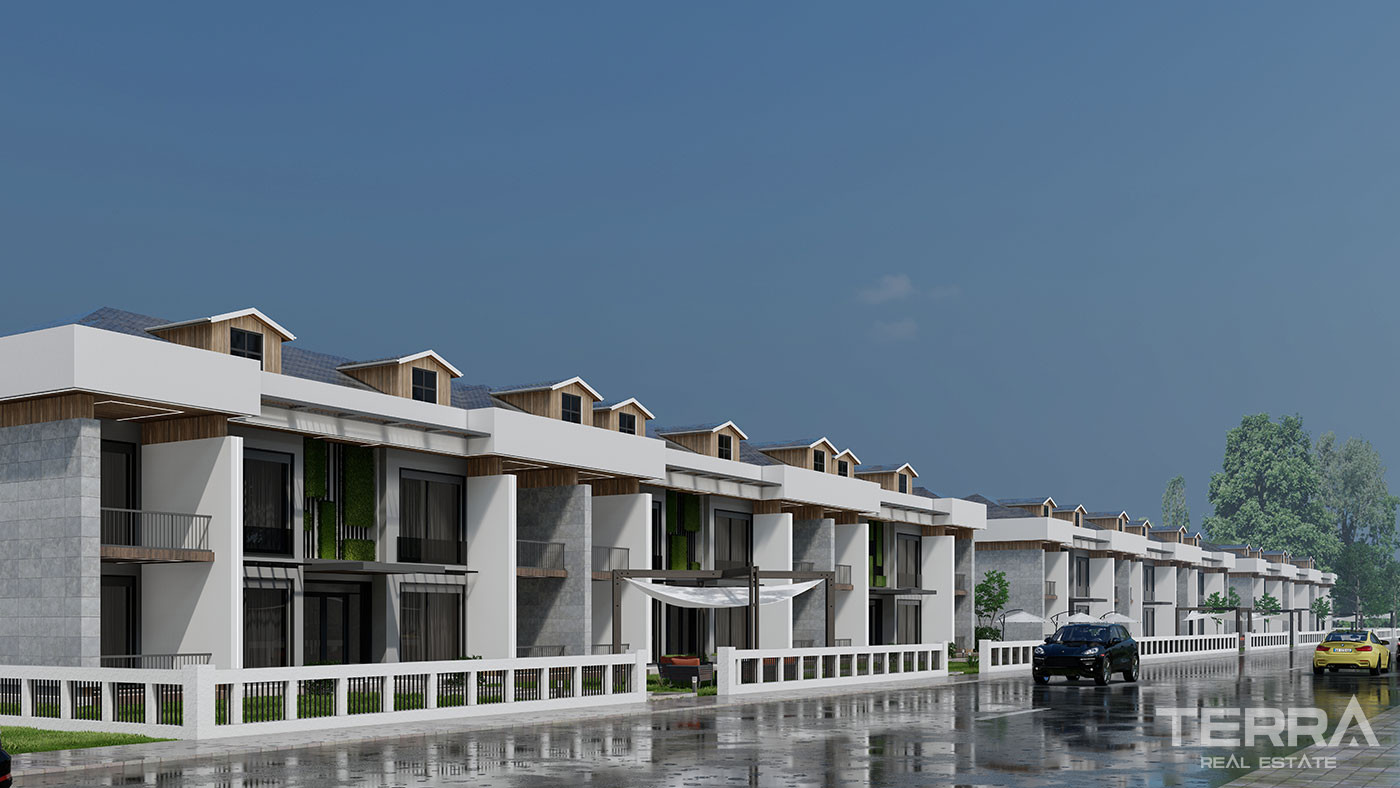 Apartamenty w Kemer w niskiej zabudowie z widokiem na przyrodę - 80092