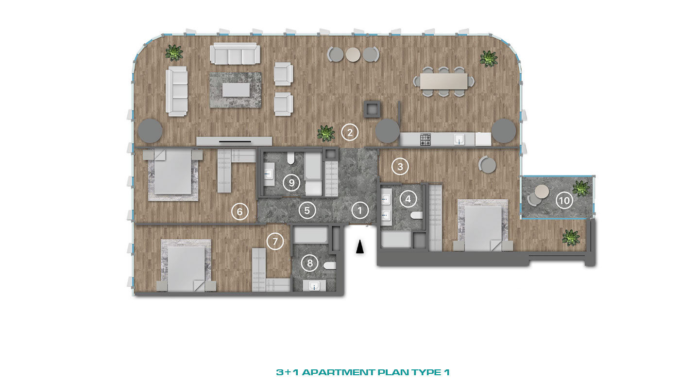 Smartly Designed Flats with High Investment Potential in Kağıthane - 80281