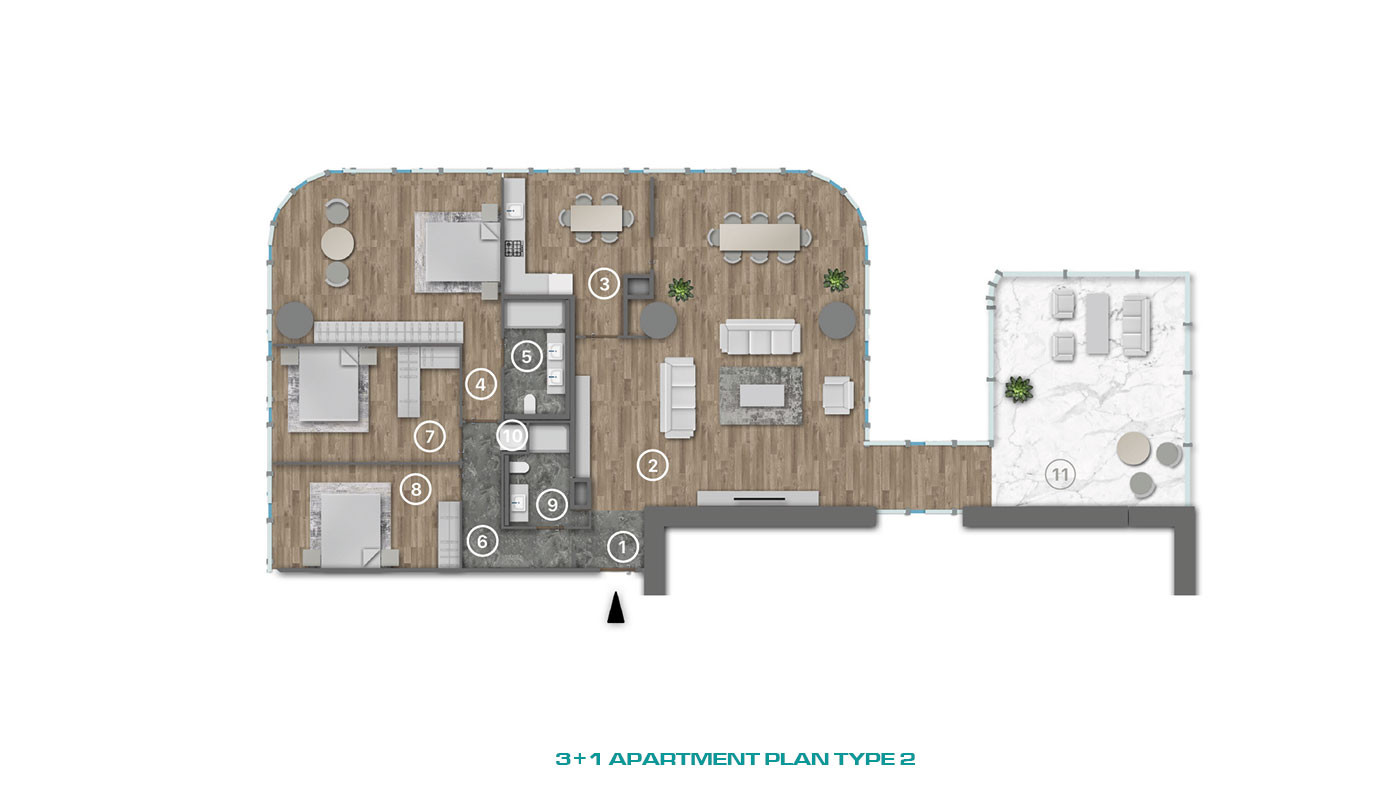 Smartly Designed Flats with High Investment Potential in Kağıthane - 80282