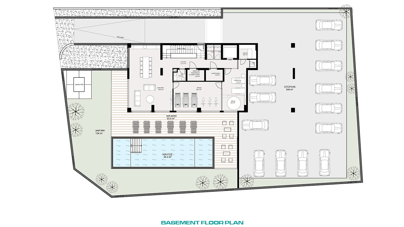 Luxury Apartments in Oba, Alanya with White Goods - 80365