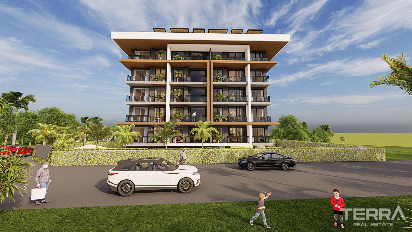 Luxury Apartments in Oba, Alanya with White Goods - 80371