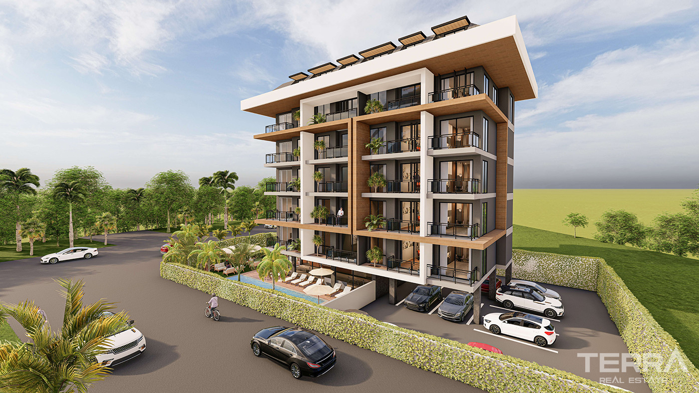 Luxury Apartments in Oba, Alanya with White Goods - 80373