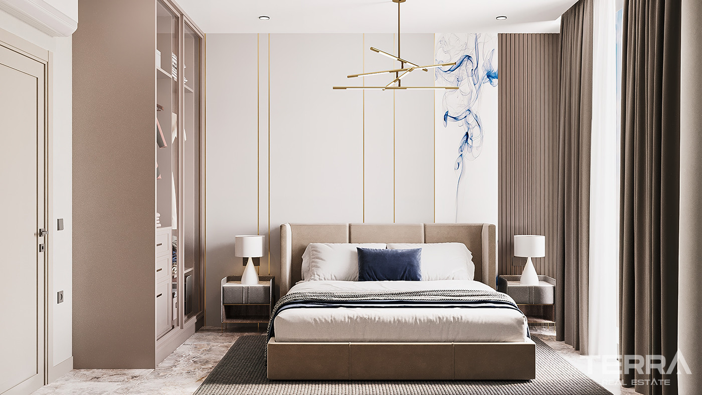 Luxury Apartments in Oba, Alanya with White Goods - 80374