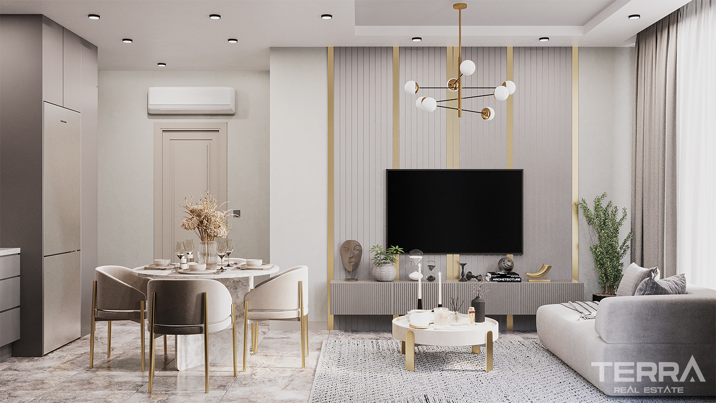 Luxury Apartments in Oba, Alanya with White Goods - 80375
