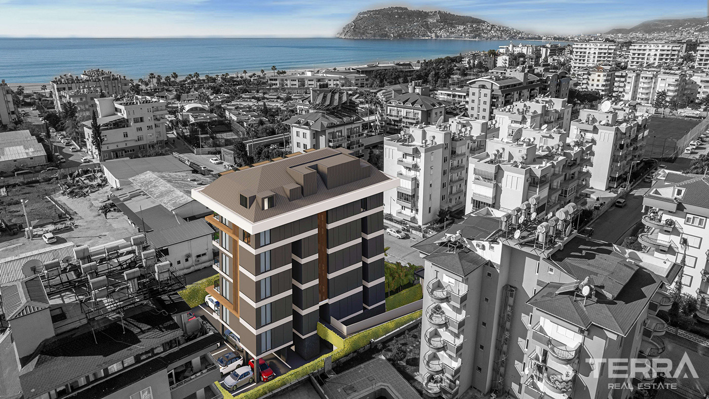 Luxury Apartments in Oba, Alanya with White Goods - 90469