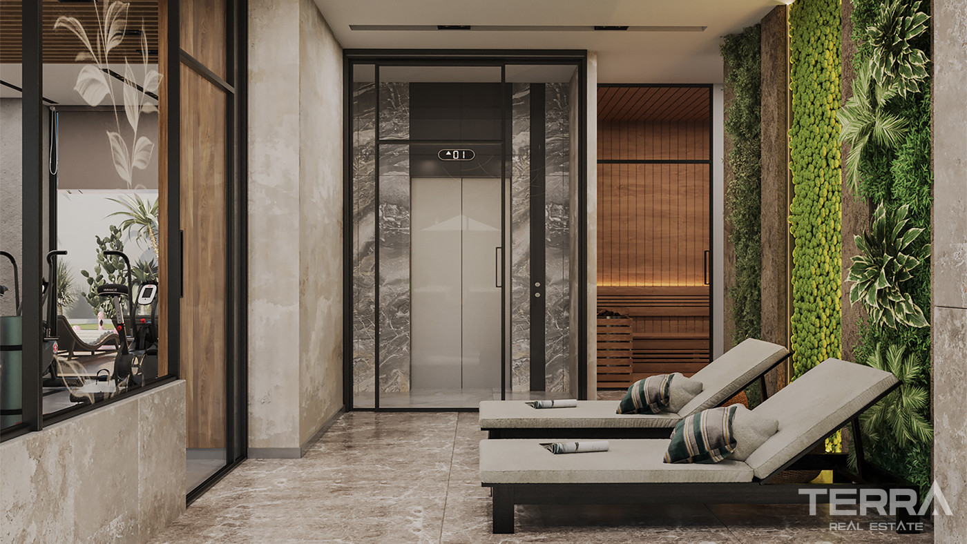 Luxury Apartments in Oba, Alanya with White Goods - 90473