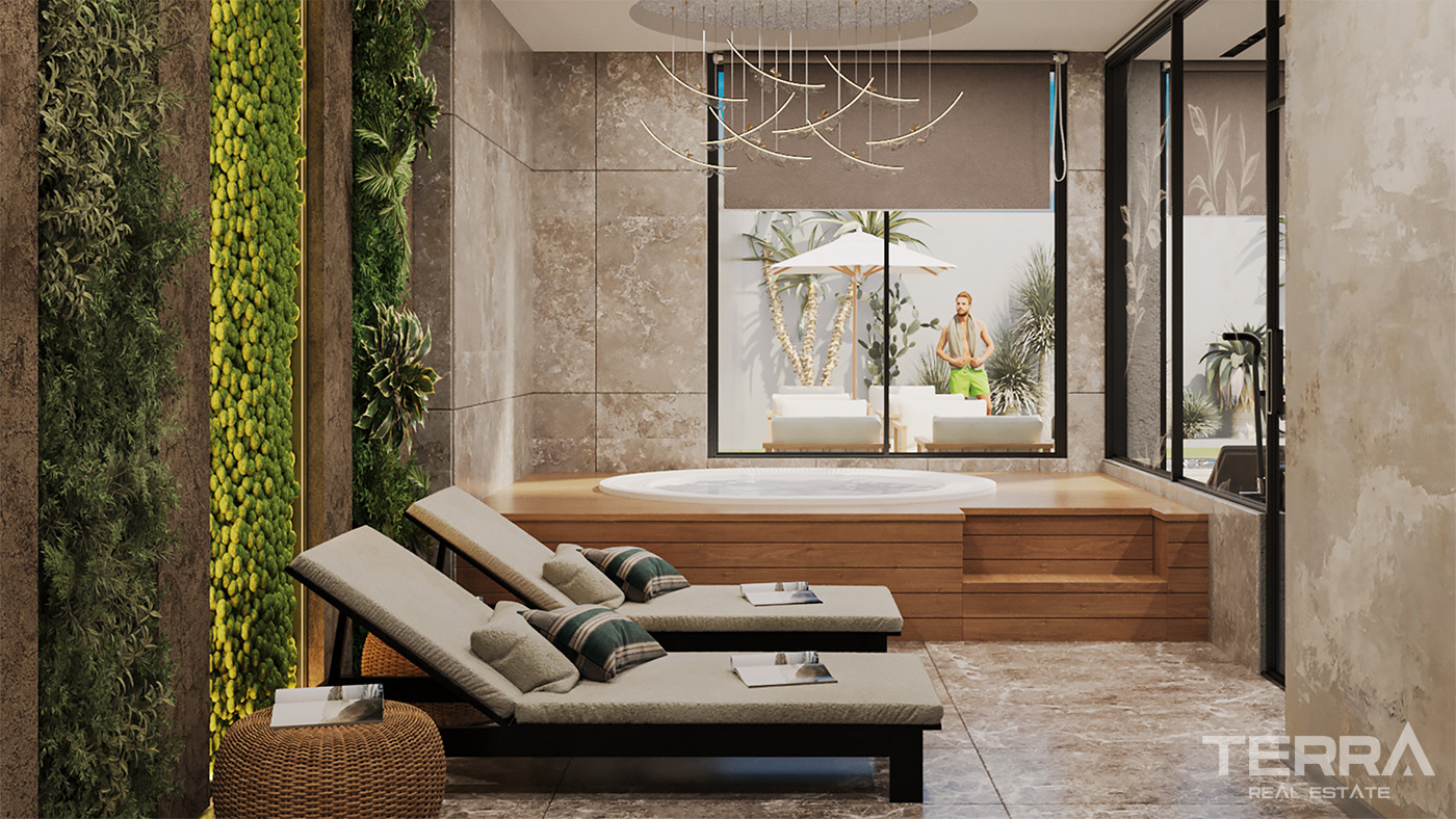 Luxury Apartments in Oba, Alanya with White Goods - 90474