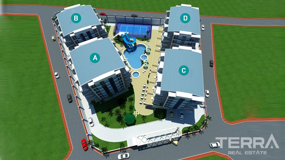 Crystal Nova Apartments i Oba, Alanya - 3343