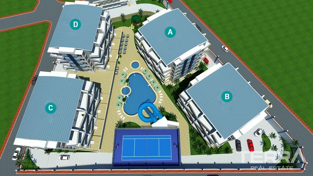 Crystal Nova Apartments i Oba, Alanya - 3346