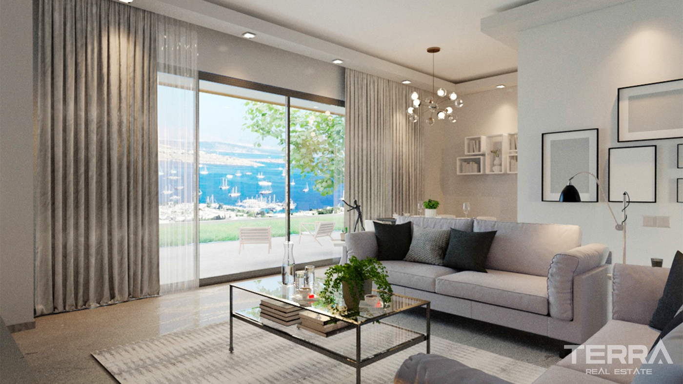 Complex of Contemporary Sea View Villas in Bodrum - 80466
