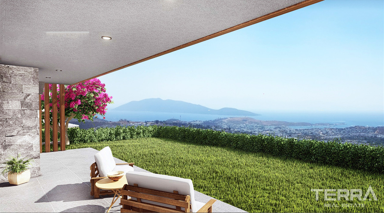 Complex of Contemporary Sea View Villas in Bodrum - 80467