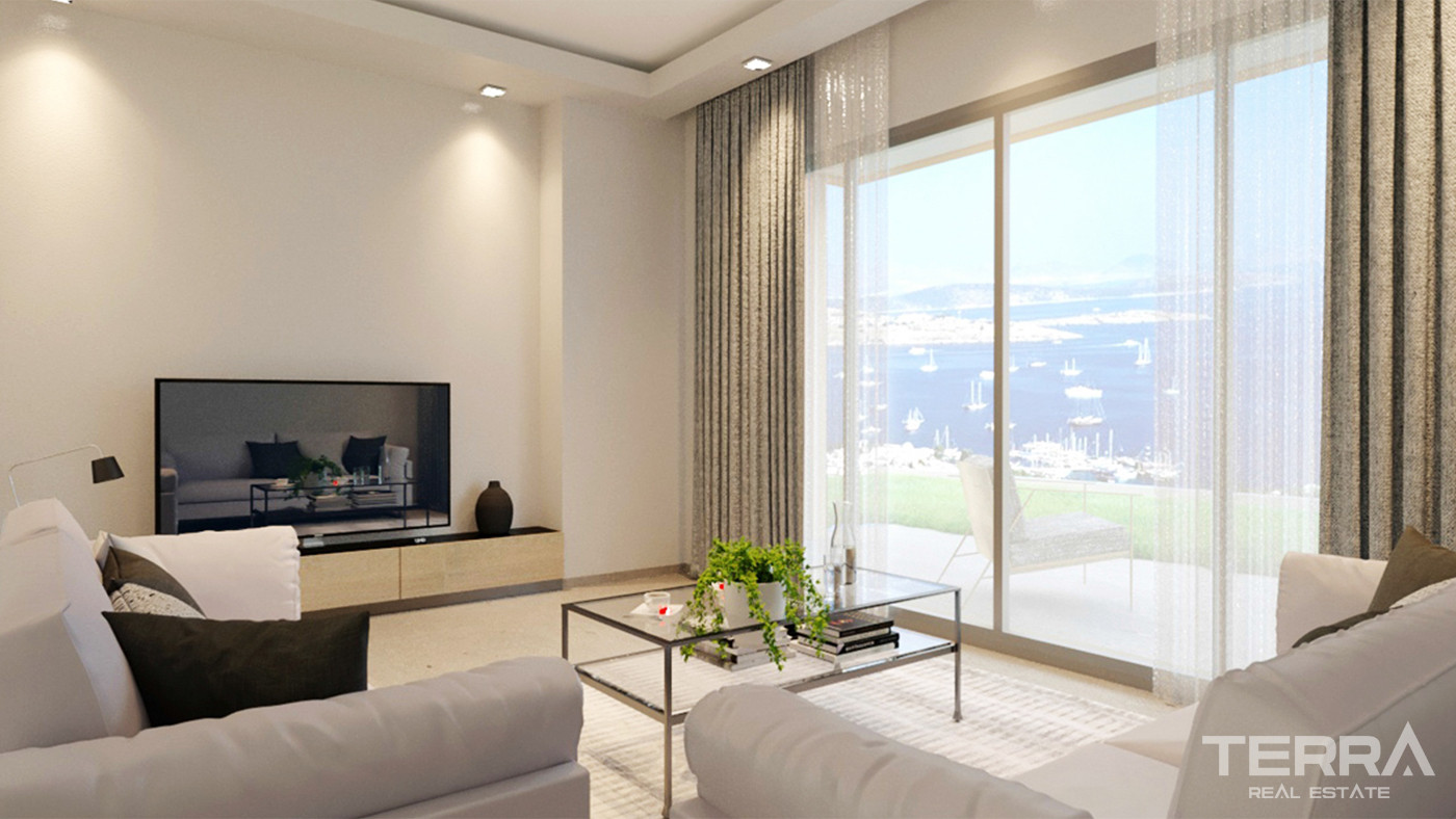 Complex of Contemporary Sea View Villas in Bodrum - 80469
