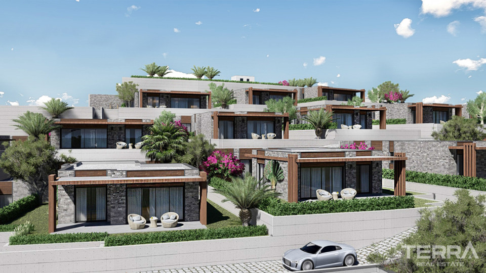 Complex of Contemporary Sea View Villas in Bodrum