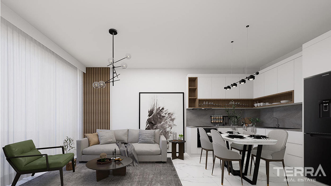 Citizenship Approved Apartments in a Serene Area of Oba, Alanya - 80494