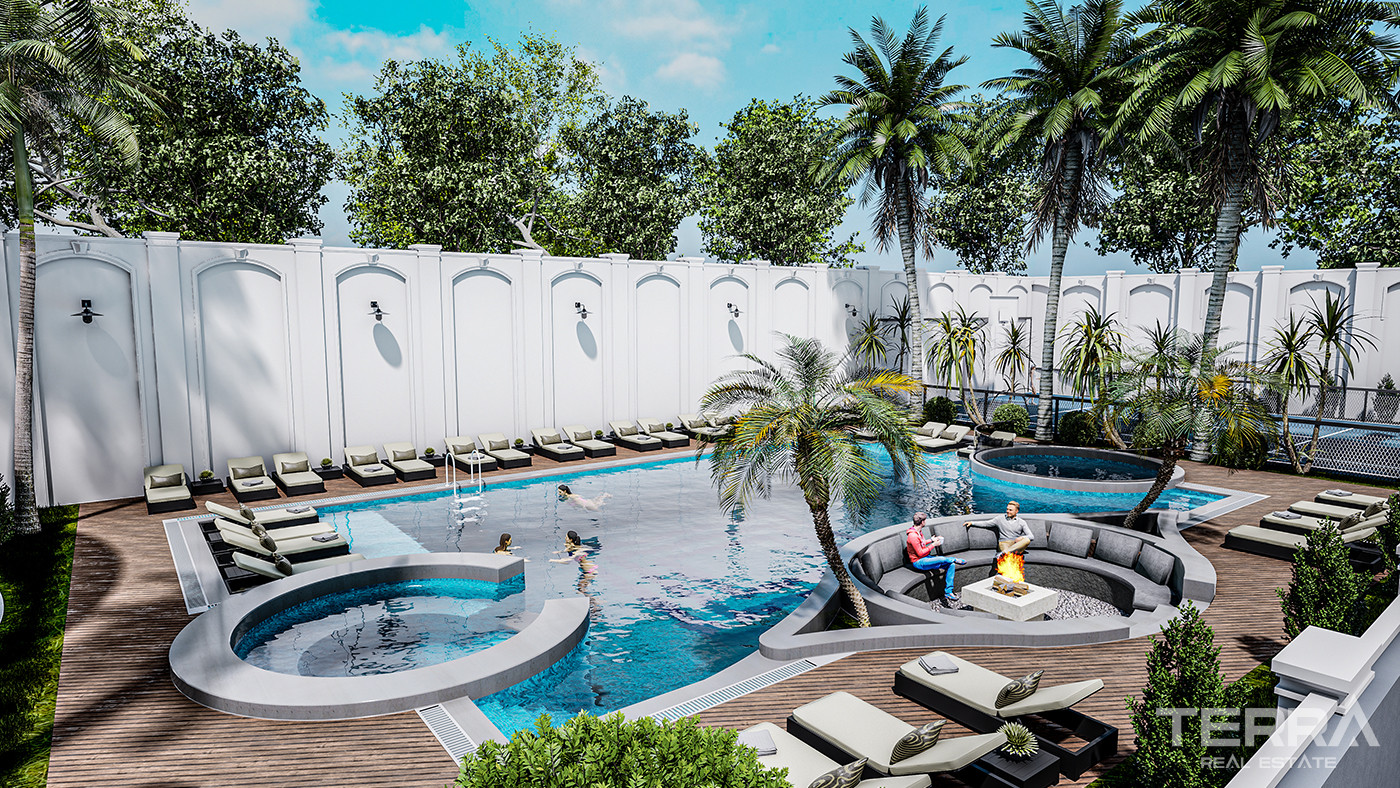 Investment Apartments in Mahmutlar, Alanya with Rich Social Amenities - 80550