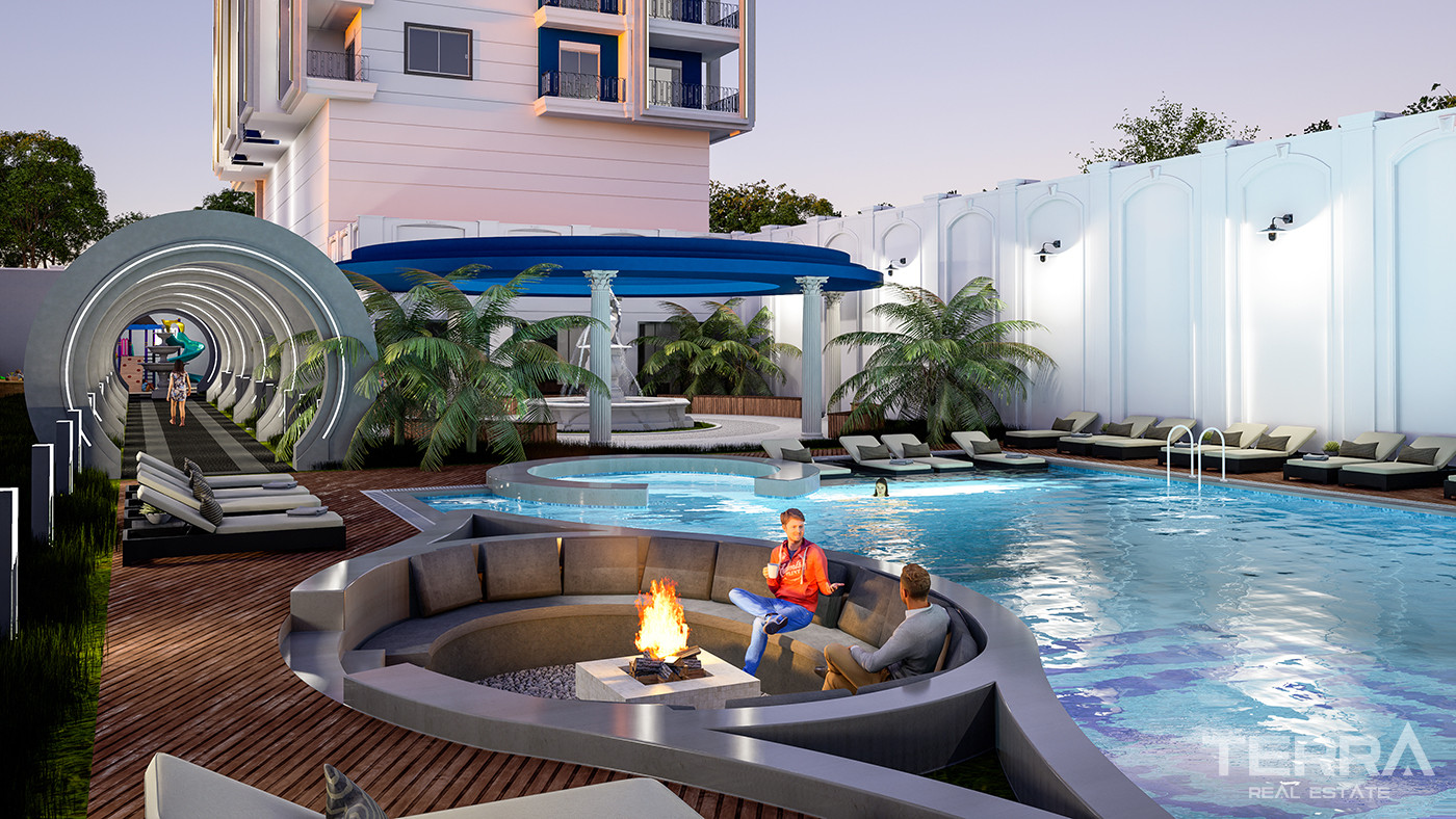 Investment Apartments in Mahmutlar, Alanya with Rich Social Amenities - 80551