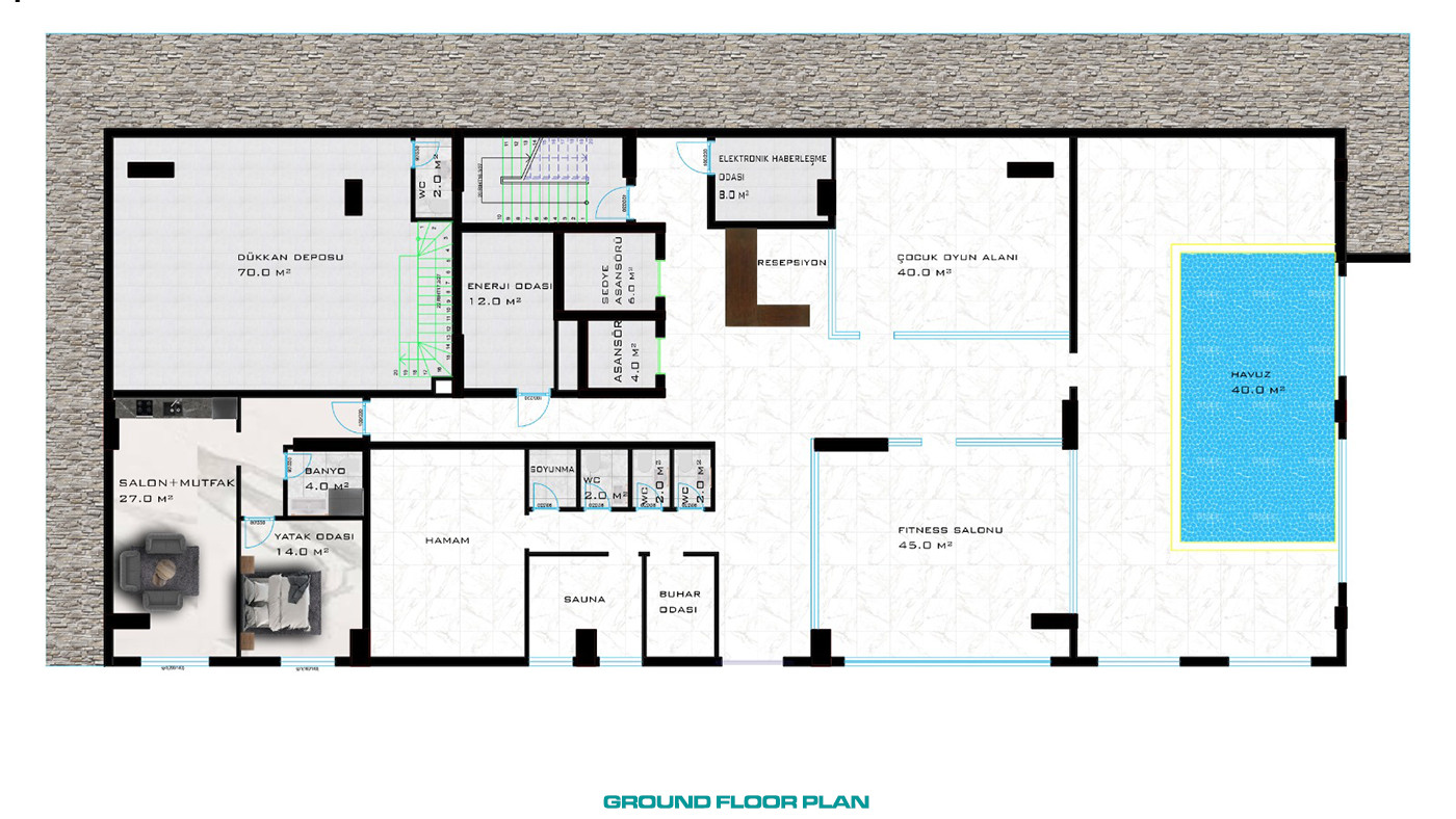 Investment Apartments in Mahmutlar, Alanya with Rich Social Amenities - 80570