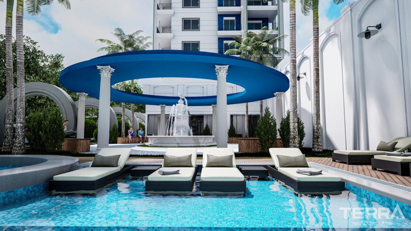Investment Apartments in Mahmutlar, Alanya with Rich Social Amenities - 80576