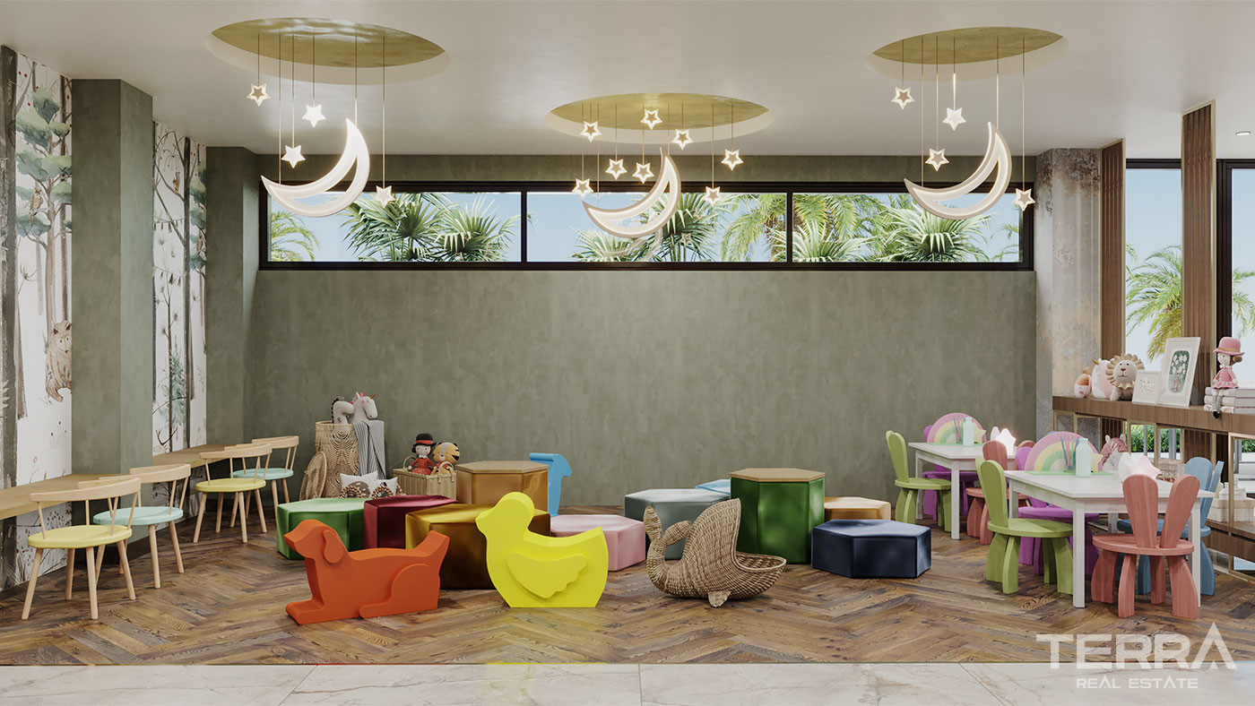 Exklusiva lägenheter nära centrum i Cikcilli, Alanya, Turkiet - 80705