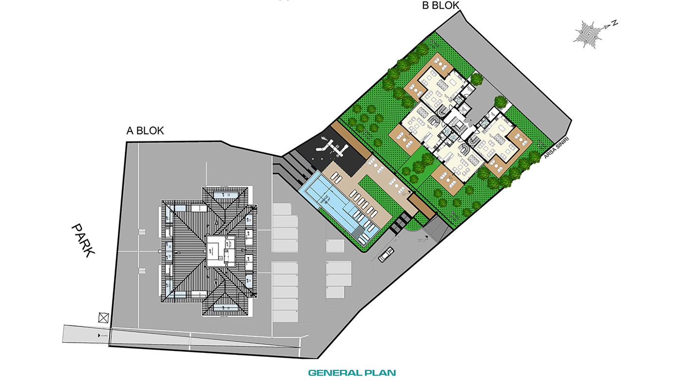 Exklusiva lägenheter nära centrum i Cikcilli, Alanya, Turkiet - 80709