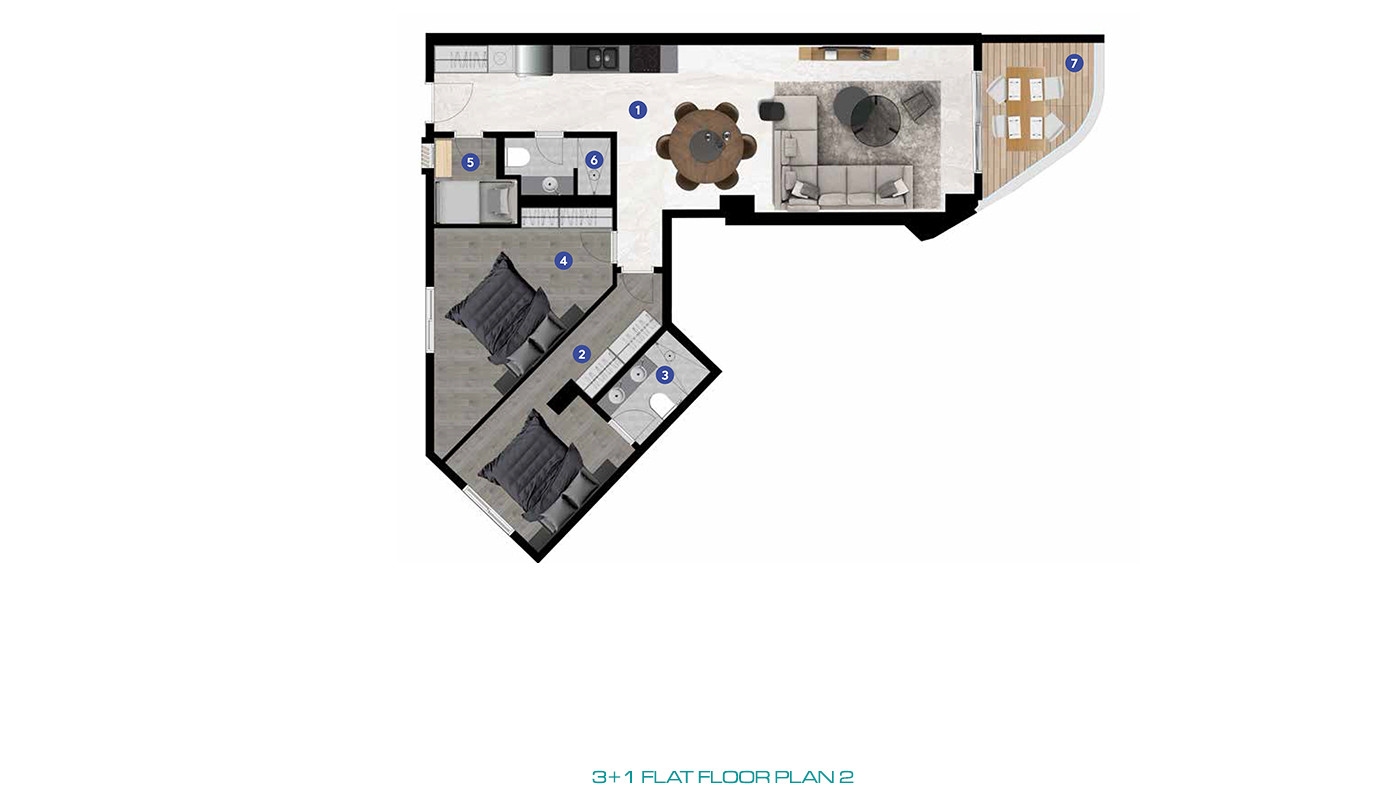 Seba Mare Gündoğan — Seafront Flats for Sale in Bodrum - 80843