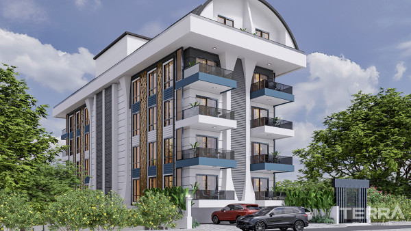 Flats in Alanya Center Close to The Beach and Daily Amenities