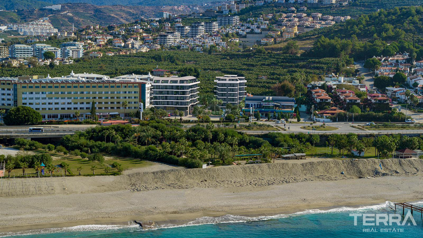 Modern Sea View Apartments Only 195 from Beach in Alanya, Kargıcak - 80915