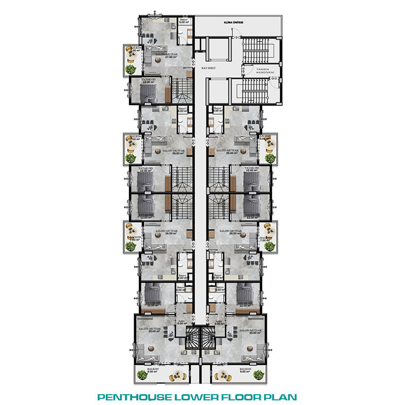 Luxury and Convenient Lifestyle from Central Alanya Apartments - 80887