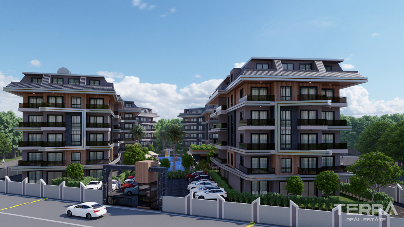 Luxury Apartments with Chic Design and Multiple Amenities in Alanya - 80961
