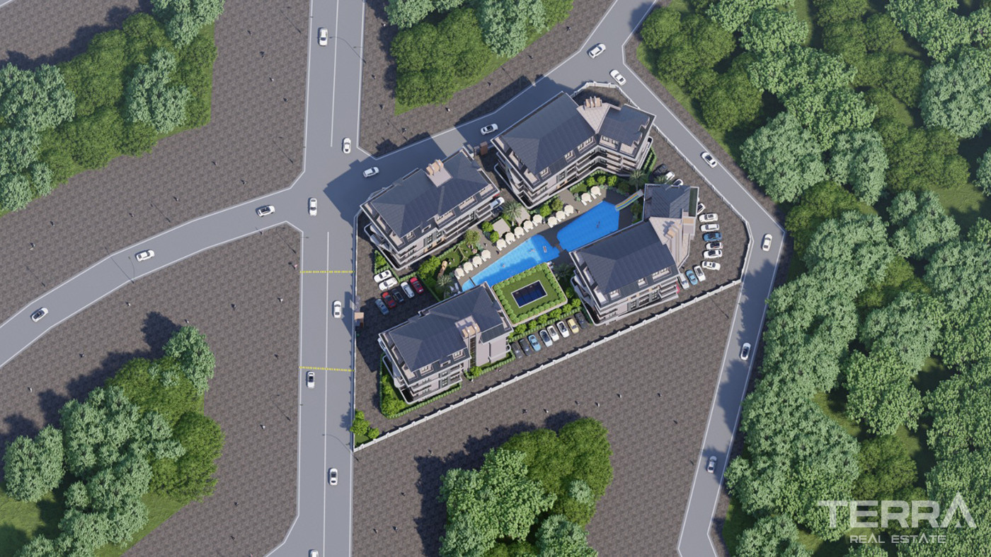 Luxury Apartments with Chic Design and Multiple Amenities in Alanya - 80962