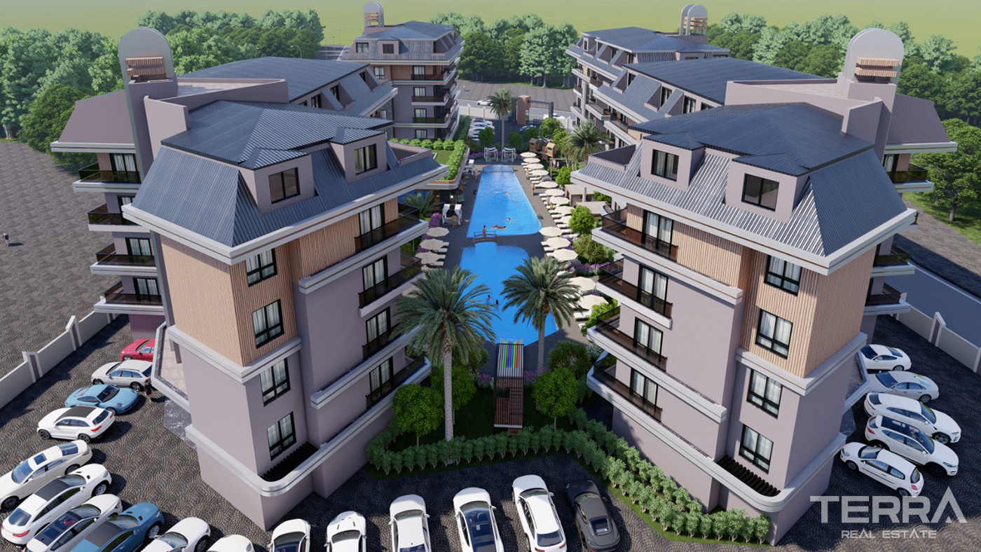 Luxury Apartments with Chic Design and Multiple Amenities in Alanya - 80971