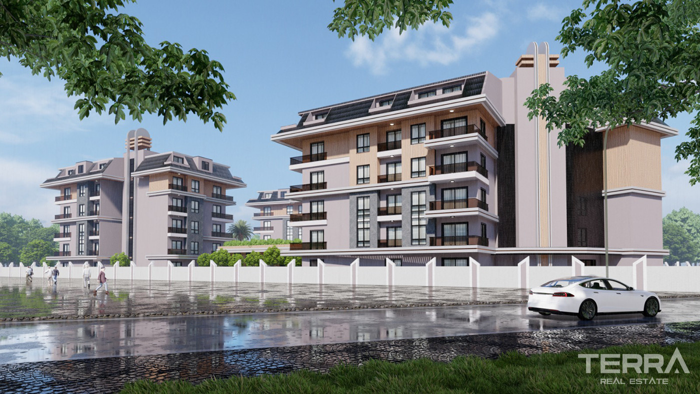 Luxury Apartments with Chic Design and Multiple Amenities in Alanya - 80972