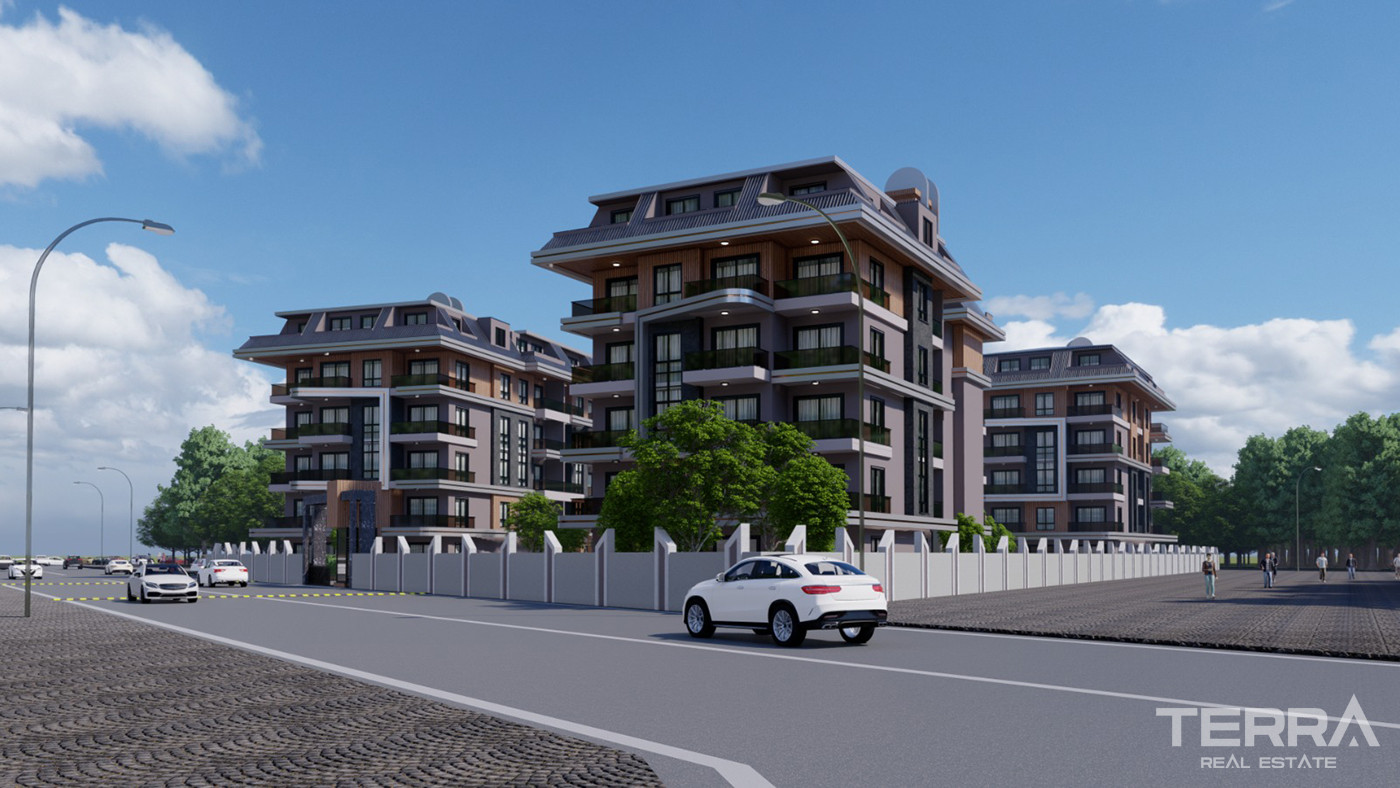 Luxury Apartments with Chic Design and Multiple Amenities in Alanya - 80973