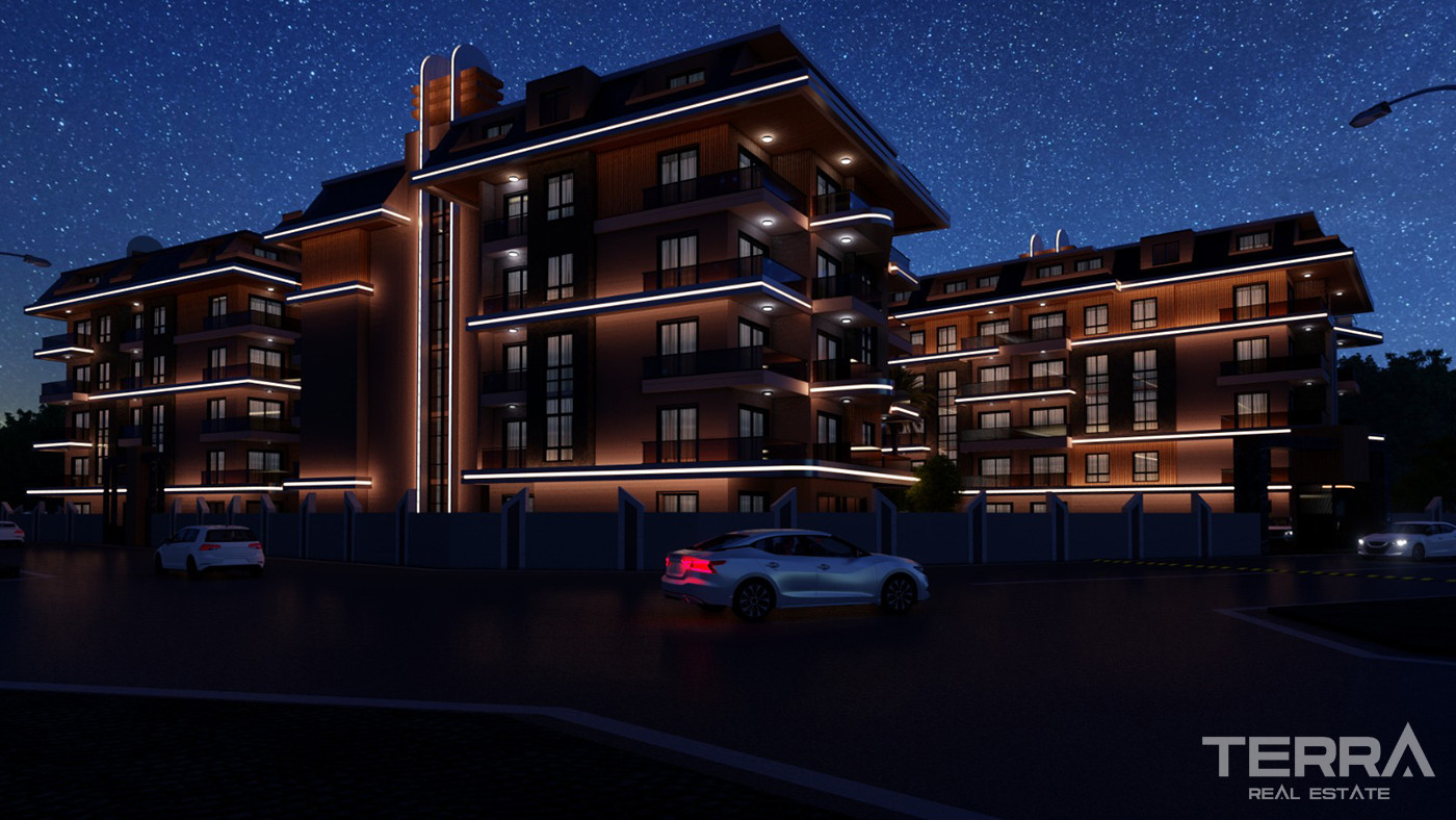 Luxury Apartments with Chic Design and Multiple Amenities in Alanya - 80974