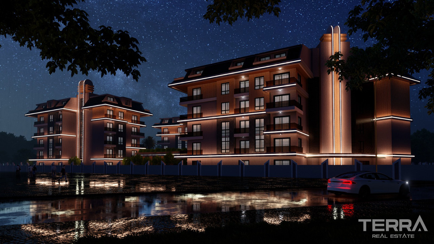 Luxury Apartments with Chic Design and Multiple Amenities in Alanya - 80976