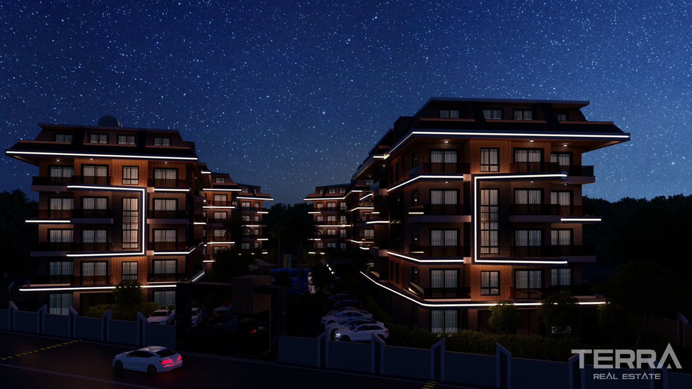 Luxury Apartments with Chic Design and Multiple Amenities in Alanya - 80980
