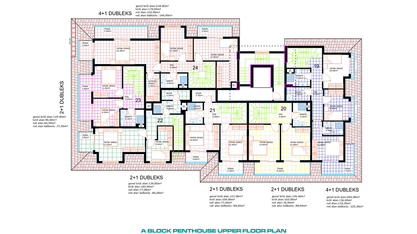 Luxury Apartments with Chic Design and Multiple Amenities in Alanya - 80982