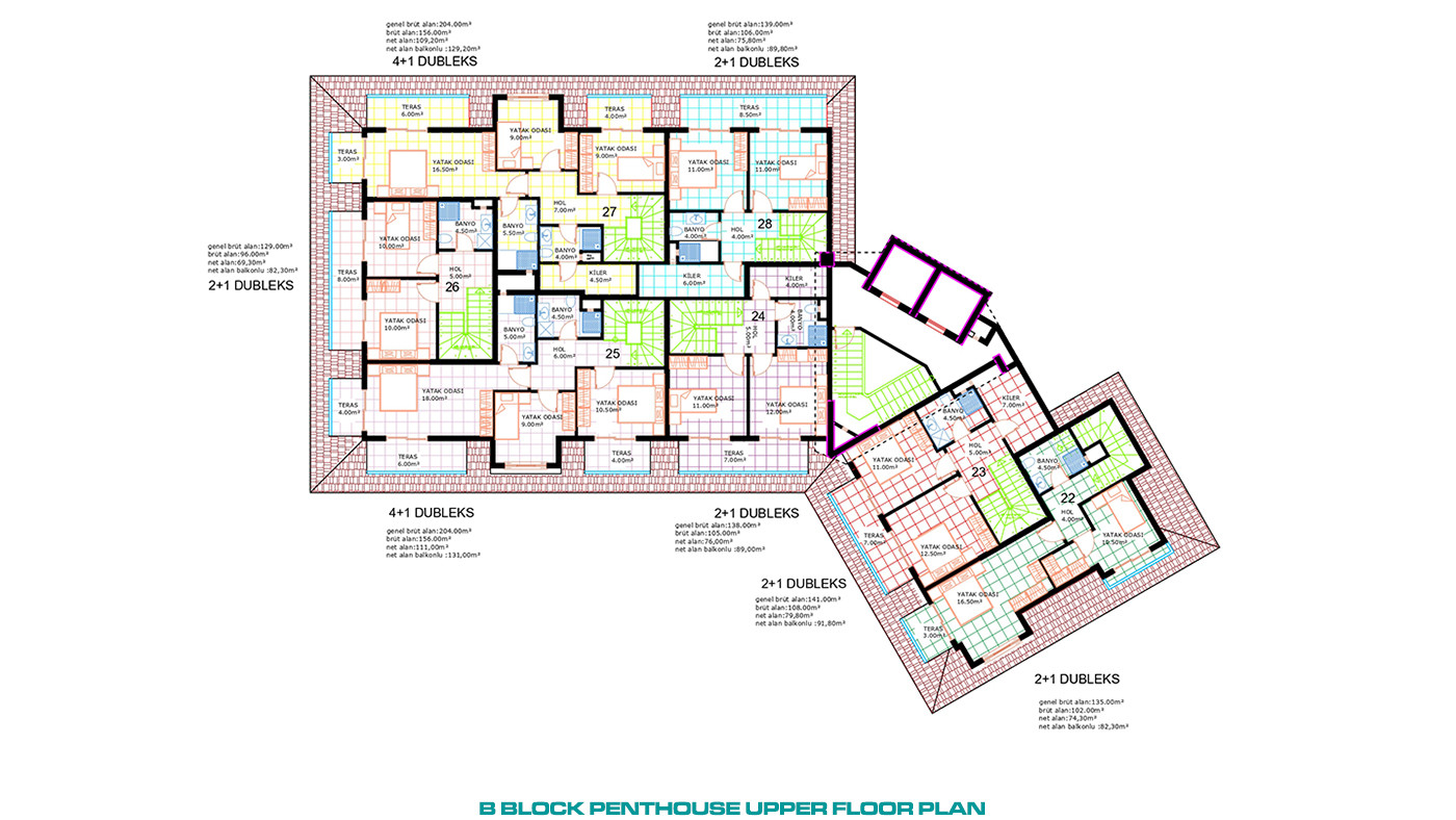 Luxury Apartments with Chic Design and Multiple Amenities in Alanya - 80986