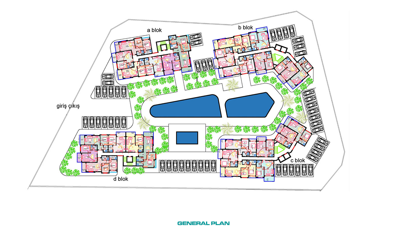 Luxury Apartments with Chic Design and Multiple Amenities in Alanya - 80988
