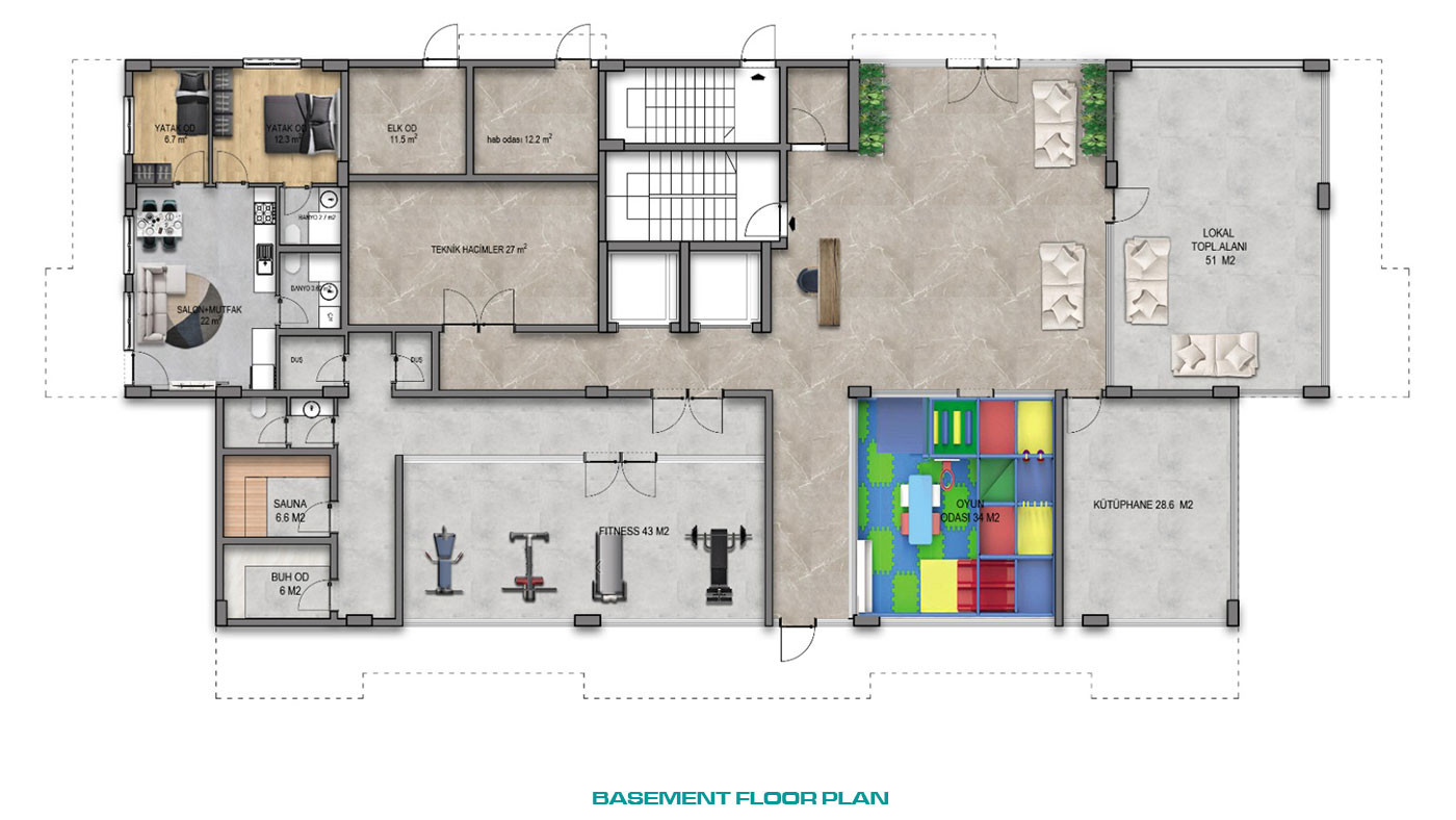 Luxury Mahmutlar Apartments with Joyful Social Amenities in Alanya - 81017