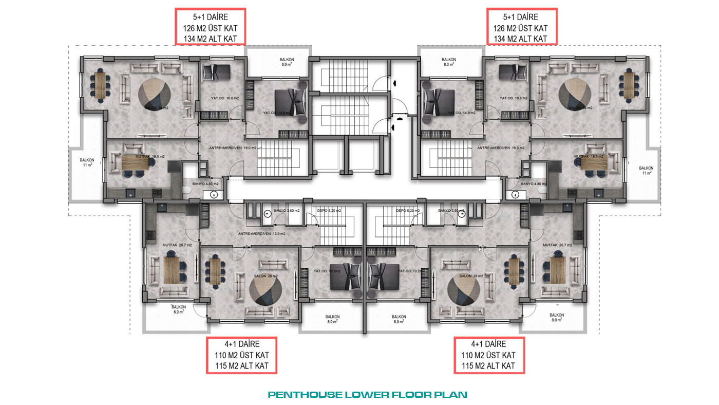 Luxury Mahmutlar Apartments with Joyful Social Amenities in Alanya - 81020