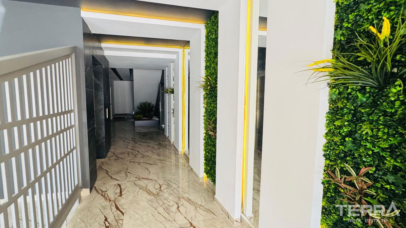 Moderna nyckelfärdiga lägenheter i hjärtat av Alanya - 112838