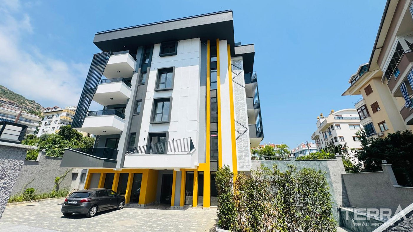 Moderna nyckelfärdiga lägenheter i hjärtat av Alanya - 112844