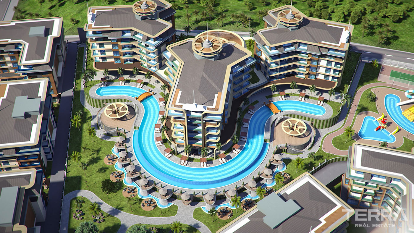 Exclusive Complex Near the Beach in Alanya with Swim Up Apartments - 81141