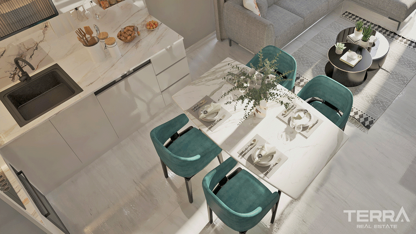 Exclusive Complex Near the Beach in Alanya with Swim Up Apartments - 98037