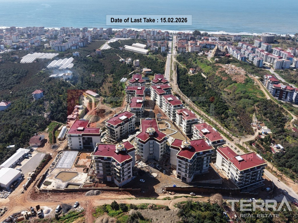 Exclusive Complex Near the Beach in Alanya with Swim Up Apartments - 122136